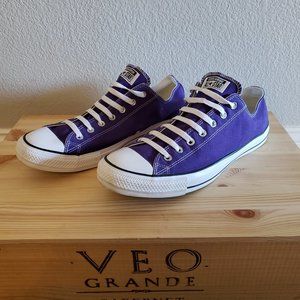 Men's Purple Chuck Taylor Converse Shoes - Size 14